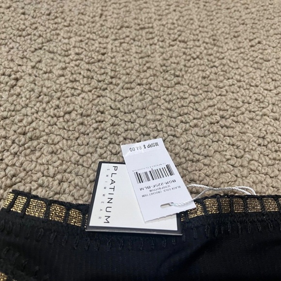 NEW Platinum inspired by Solange Ferrarini Stitched Ribbed Bikini Bottom CROCHET - Picture 5 of 9